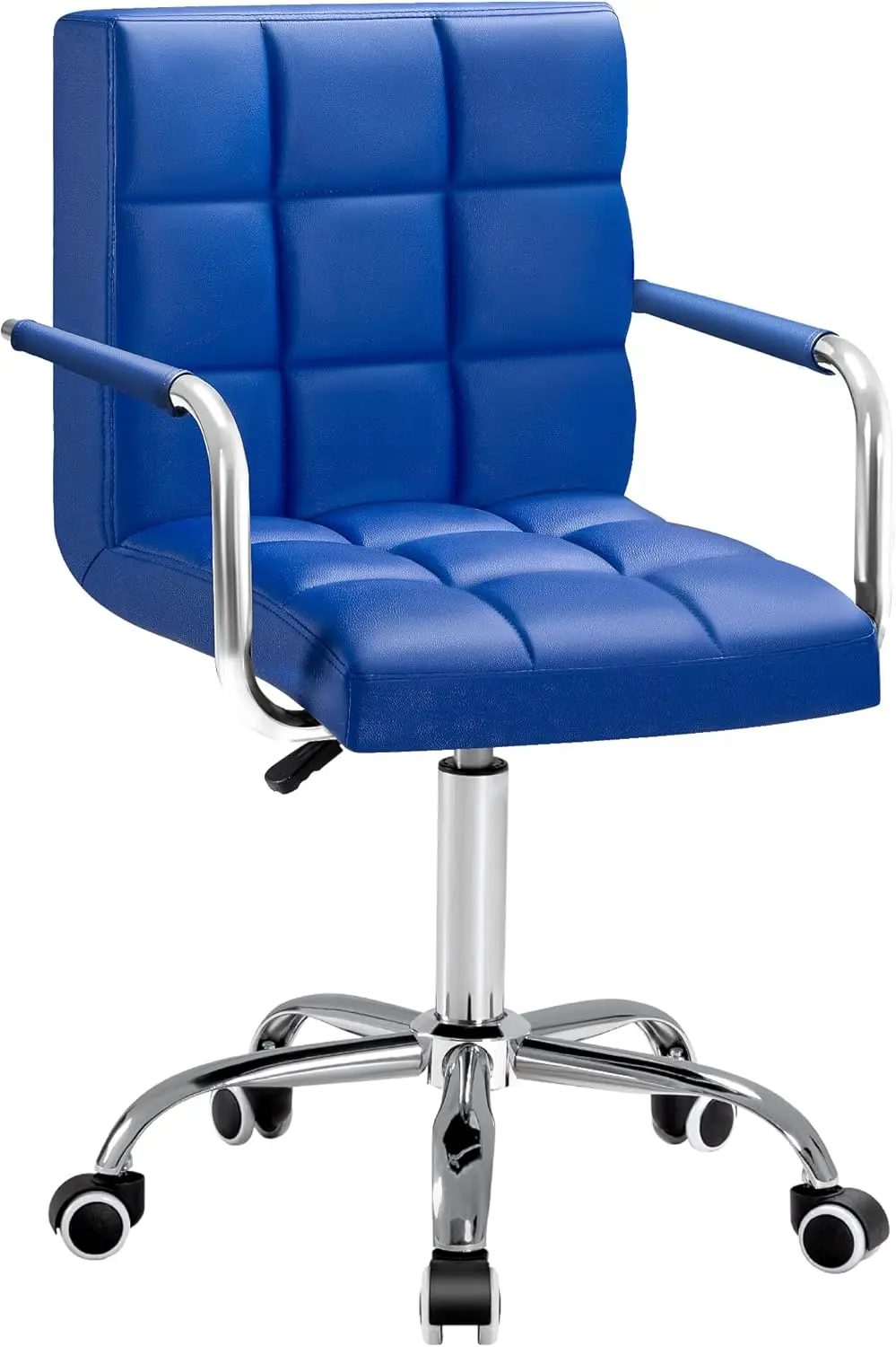 Mid-Back Office Task Chair Ribbed PU Leather Executive Chair Modern Adjustable Home Desk Chair
Mid-Back Office Task Chair Ribbed PU Leather Executive Chair Modern Adjustable Home Desk Chair