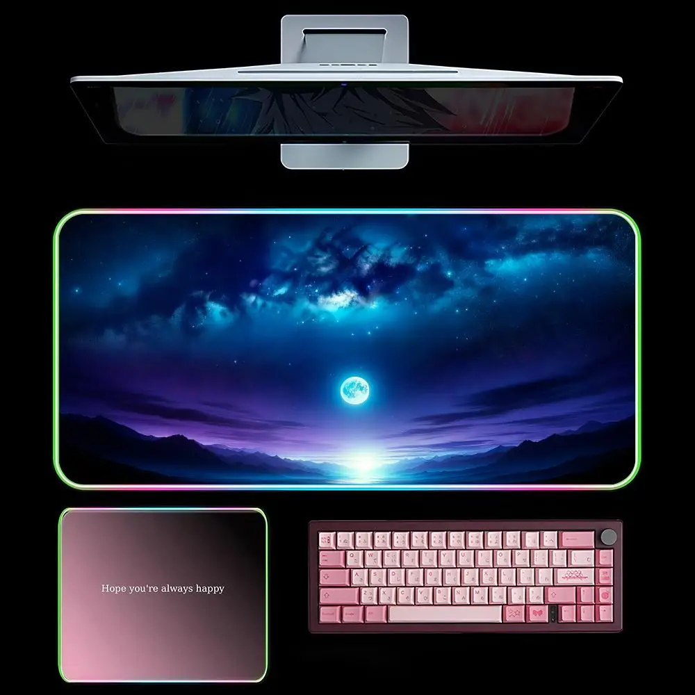 S-starry sky Коврик для мыши RGB Игровой коврик для мыши Светодиодный большой игровой коврик для мыши XXL Коврик для клавиатуры Светящийся настольный коврик с подсветкой
S-starry sky Коврик для мыши RGB Игровой коврик для мыши Светодиодный большой игровой коврик для мыши XXL Коврик для клавиатуры Светящийся настольный коврик с подсветкой