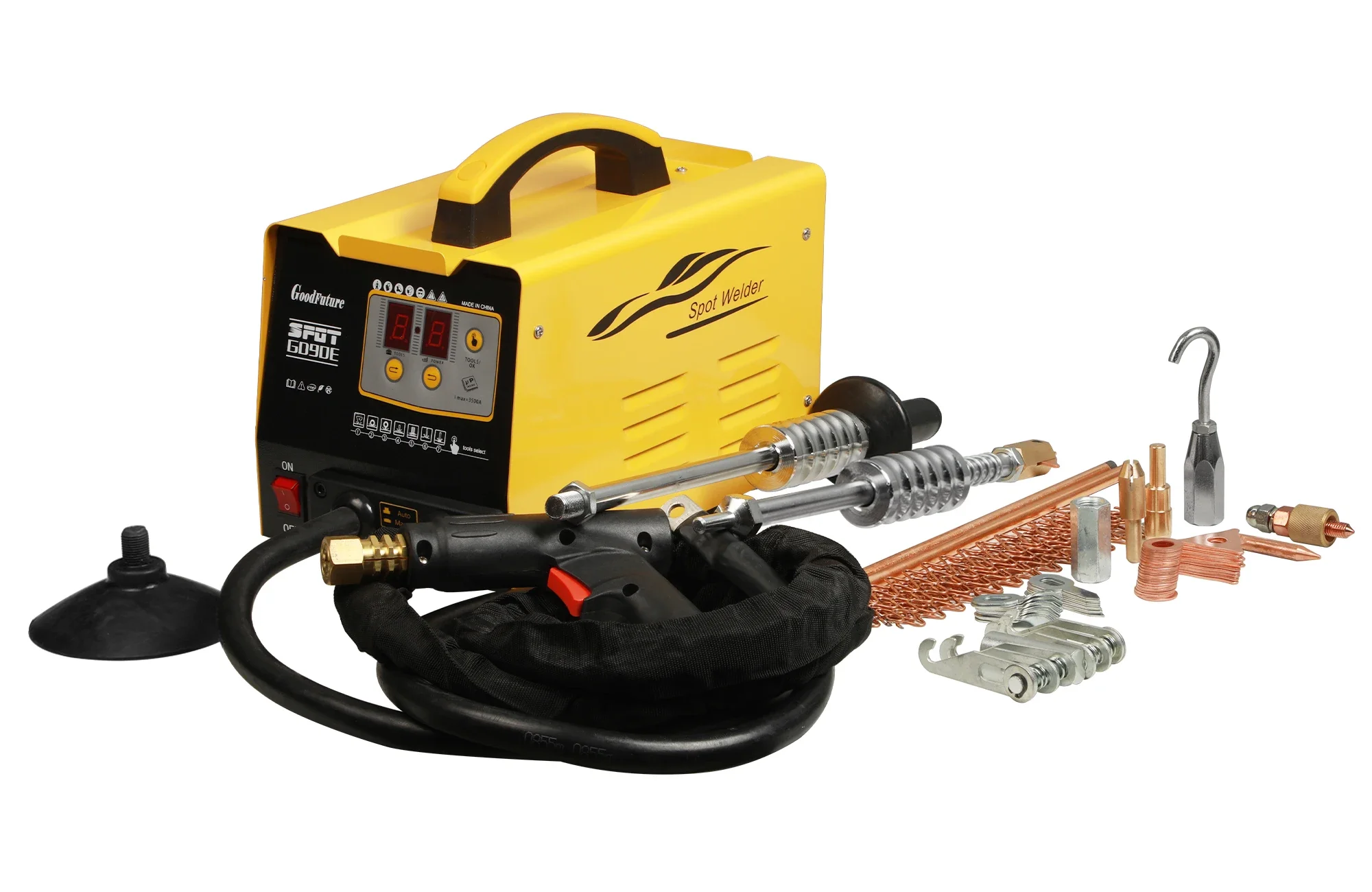 Spot Dent Puller Welder Car Panel Spot Puller Vacuum Dent Repair Welding Straightening Flattening Wave Line 3KW for Bonnet Door
Spot Dent Puller Welder Car Panel Spot Puller Vacuum Dent Repair Welding Straightening Flattening Wave Line 3KW for Bonnet Door