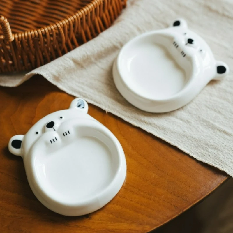 Cute Bear Mini Ceramic Dishes Cartoon Seasoning Dish Food Sauce Small Dish Home Tableware Kitchen Restaurant Accessories
Cute Bear Mini Ceramic Dishes Cartoon Seasoning Dish Food Sauce Small Dish Home Tableware Kitchen Restaurant Accessories