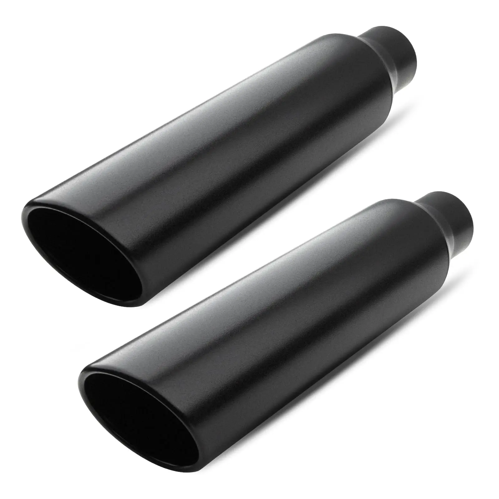 2.5 Inch Inlet 4 Inch Outlet 17 Inch Black Stainless Steel Exhaust Tip Weld On Rolled Edge Slant Cut
2.5 Inch Inlet 4 Inch Outlet 17 Inch Black Stainless Steel Exhaust Tip Weld On Rolled Edge Slant Cut