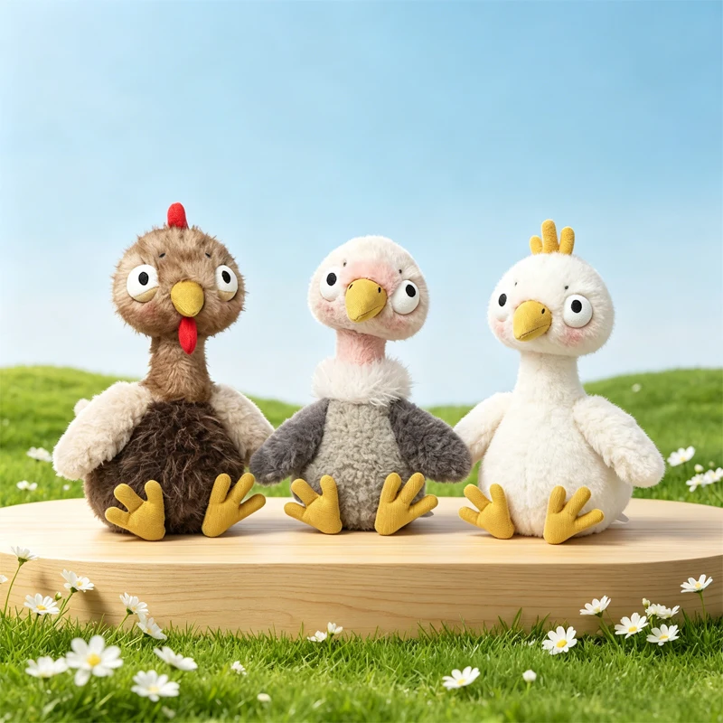 Kawai Bird Series Plushie Cute Ostrich Turkey Bird Figurines Soft And Skin-friendly Bed Partner Birthday Gift For Boys And Girls
Kawai Bird Series Plushie Cute Ostrich Turkey Bird Figurines Soft And Skin-friendly Bed Partner Birthday Gift For Boys And Girls