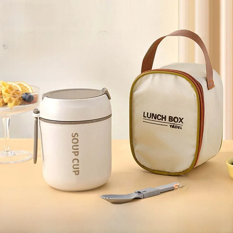 Portable Breakfast To-Go Oats Milk Cup Wide-Mouth Stainless Steel Insulated Soup Bowl with Lid Spoon for Women Antimicrobial
Portable Breakfast To-Go Oats Milk Cup Wide-Mouth Stainless Steel Insulated Soup Bowl with Lid Spoon for Women Antimicrobial