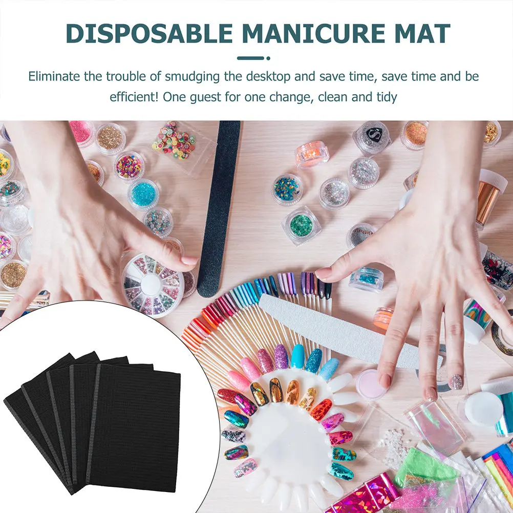 125 шт. одноразовых ковриков для маникюра, впитывающие, пылезащитные, нескользящие, для домашнего и салонного использования, для практики нейл-арта
125 шт. одноразовых ковриков для маникюра, впитывающие, пылезащитные, нескользящие, для домашнего и салонного использования, для практики нейл-арта