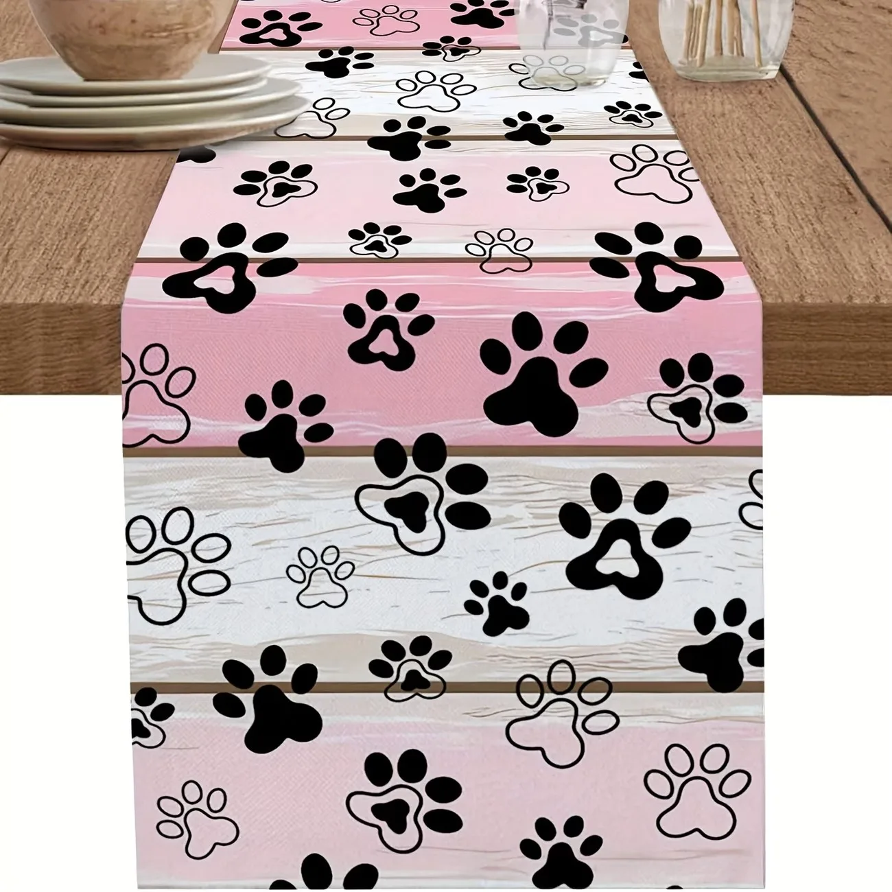 Pastel Watercolor Pet Paw Linen Table Runner Table And Kitchen Linens Home Decor Items Cafe Tea Table Holiday Merry Christmas
Pastel Watercolor Pet Paw Linen Table Runner Table And Kitchen Linens Home Decor Items Cafe Tea Table Holiday Merry Christmas