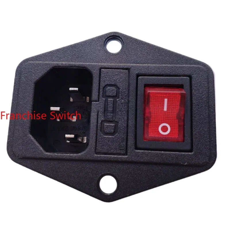 10PCS imported three-in-one power socket lock screw, children's game machine accessories with red light switch 10A fuse
10PCS imported three-in-one power socket lock screw, children's game machine accessories with red light switch 10A fuse