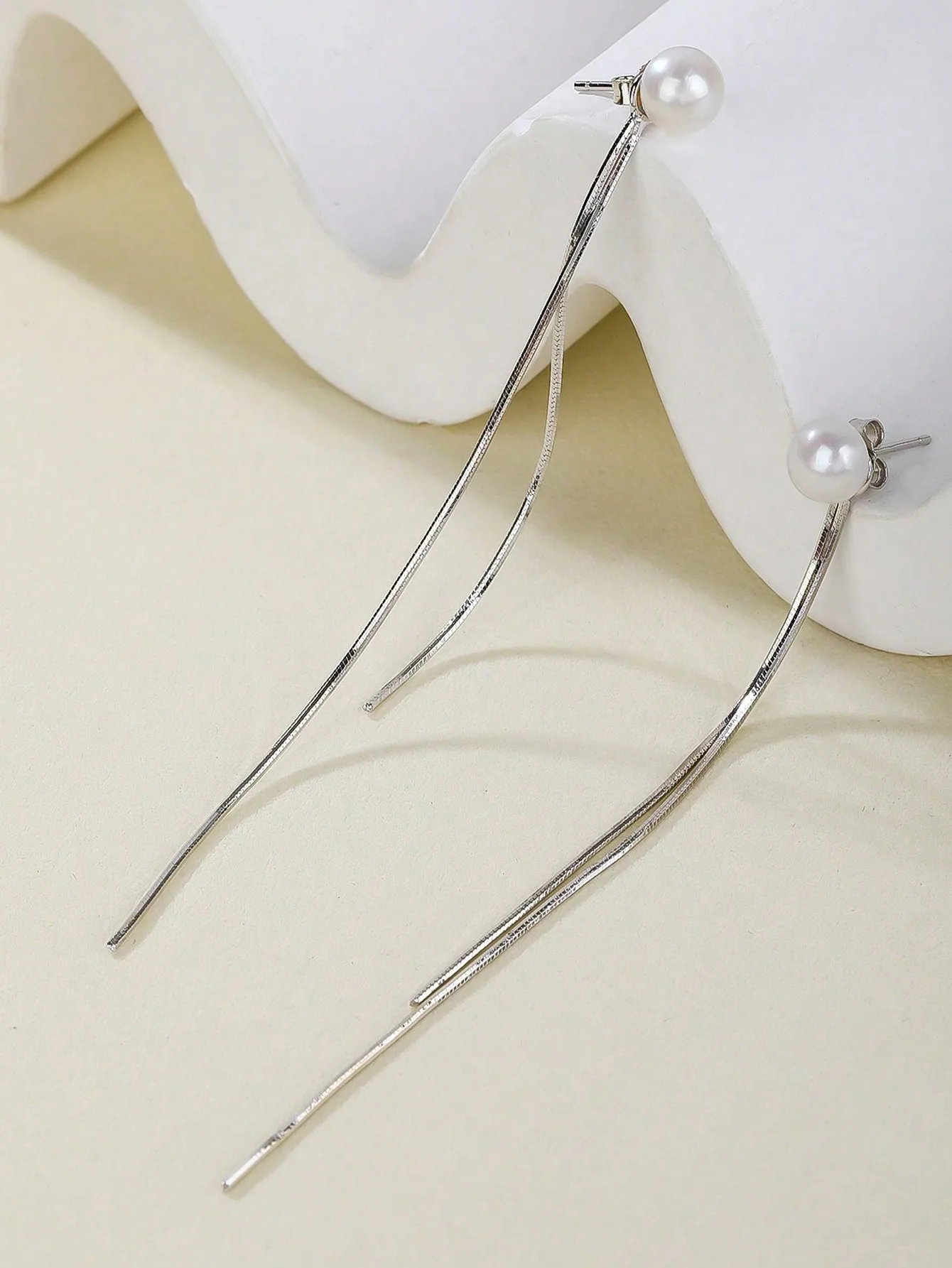 925 Sterling Silver 6-7mm Natural Freshwater Cultured Pearl Dangle Earring For Women Long Tassel Drop Earrings Fine Jewelry Gift
925 Sterling Silver 6-7mm Natural Freshwater Cultured Pearl Dangle Earring For Women Long Tassel Drop Earrings Fine Jewelry Gift