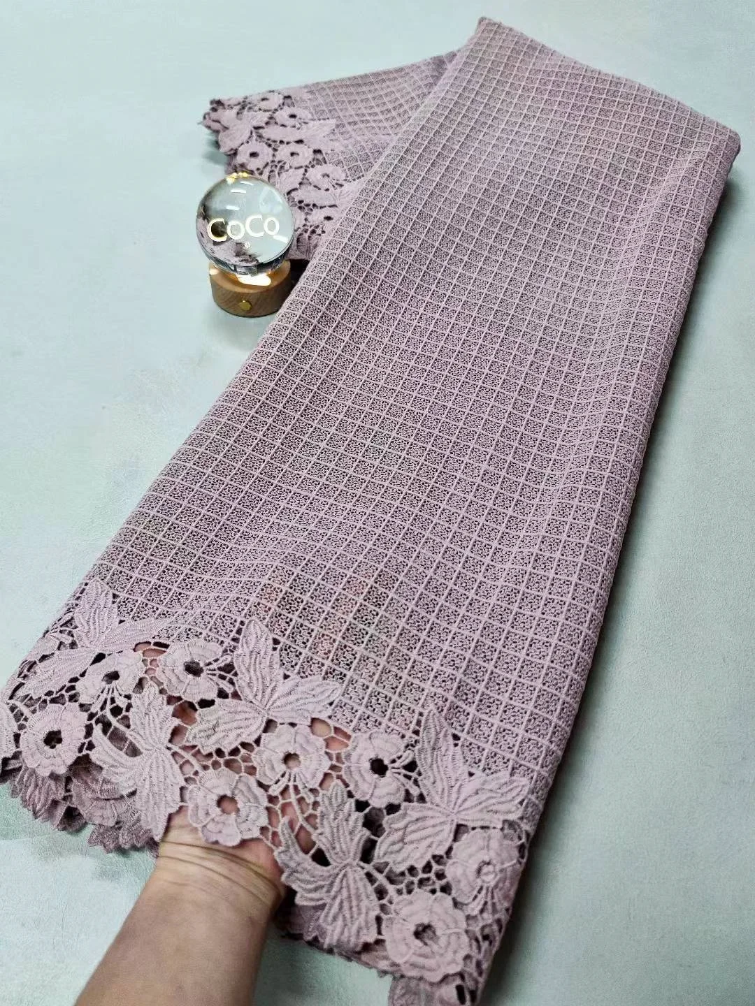 2026 African Nigerian High-Quality Lace Fabric Embroidery Tulle Sequins Guipure for Wedding Party Dresses Cotton XL089 5 Yards
2026 African Nigerian High-Quality Lace Fabric Embroidery Tulle Sequins Guipure for Wedding Party Dresses Cotton XL089 5 Yards