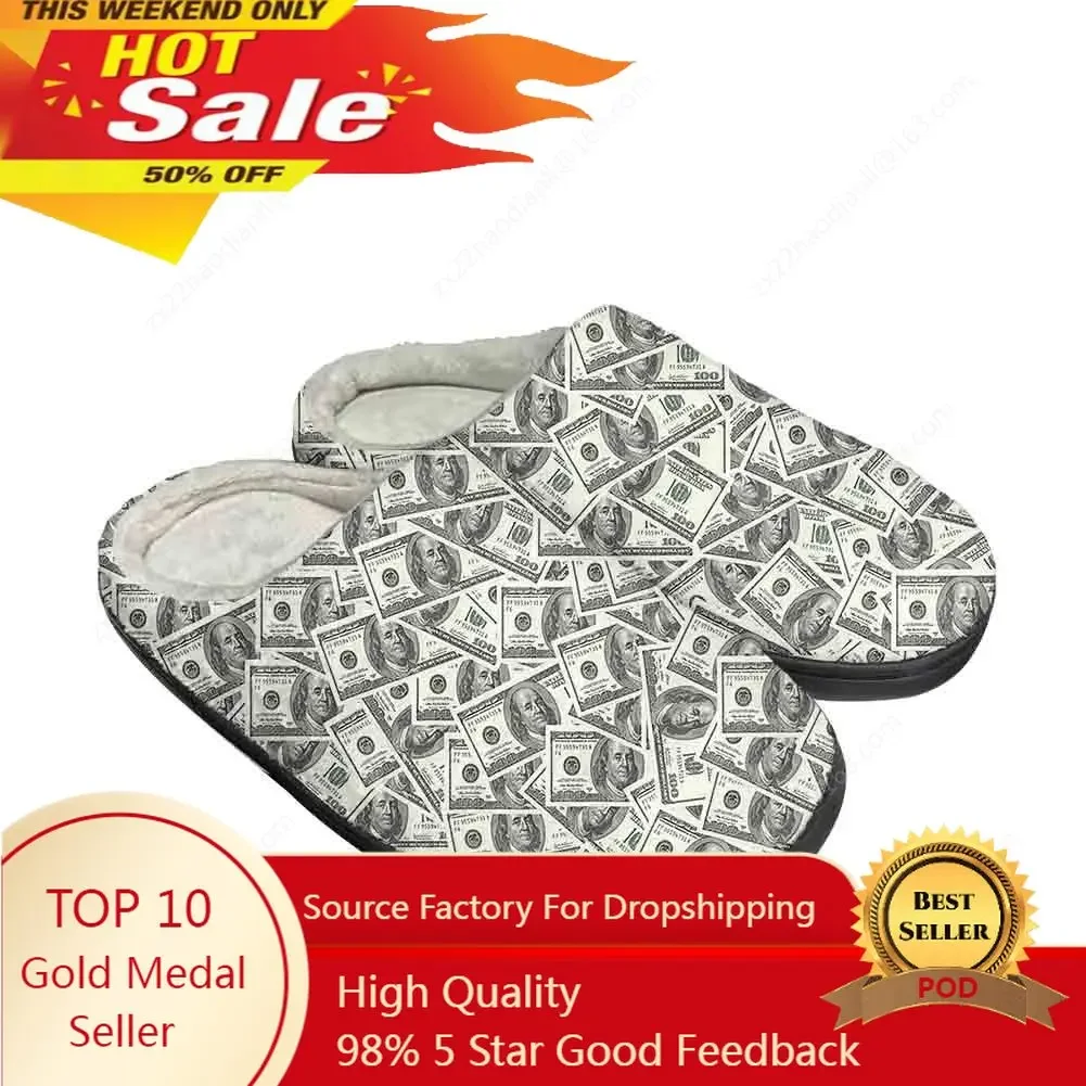 Dollar Dollars Money Home Cotton Custom Slippers High Quality Mens Womens Plush Fashion Casual Keep Warm Shoes Thermal Slipper
Dollar Dollars Money Home Cotton Custom Slippers High Quality Mens Womens Plush Fashion Casual Keep Warm Shoes Thermal Slipper