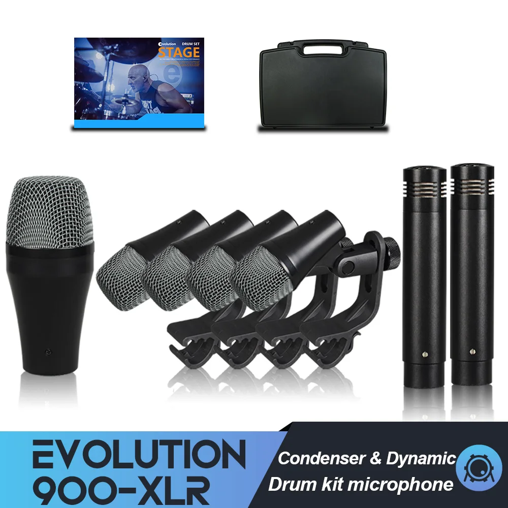 E900-XLR Профессиональный высококачественный барабанный микрофон для записи и выступлений
E900-XLR Профессиональный высококачественный барабанный микрофон для записи и выступлений