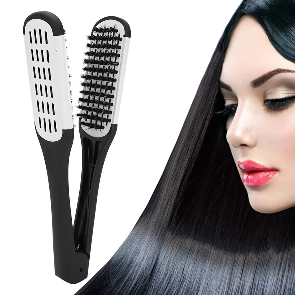 Anti-Static Hair Straightening Comb Double Sided Smoothing Styling Comb Professional Black White Double Sided Brush
Anti-Static Hair Straightening Comb Double Sided Smoothing Styling Comb Professional Black White Double Sided Brush