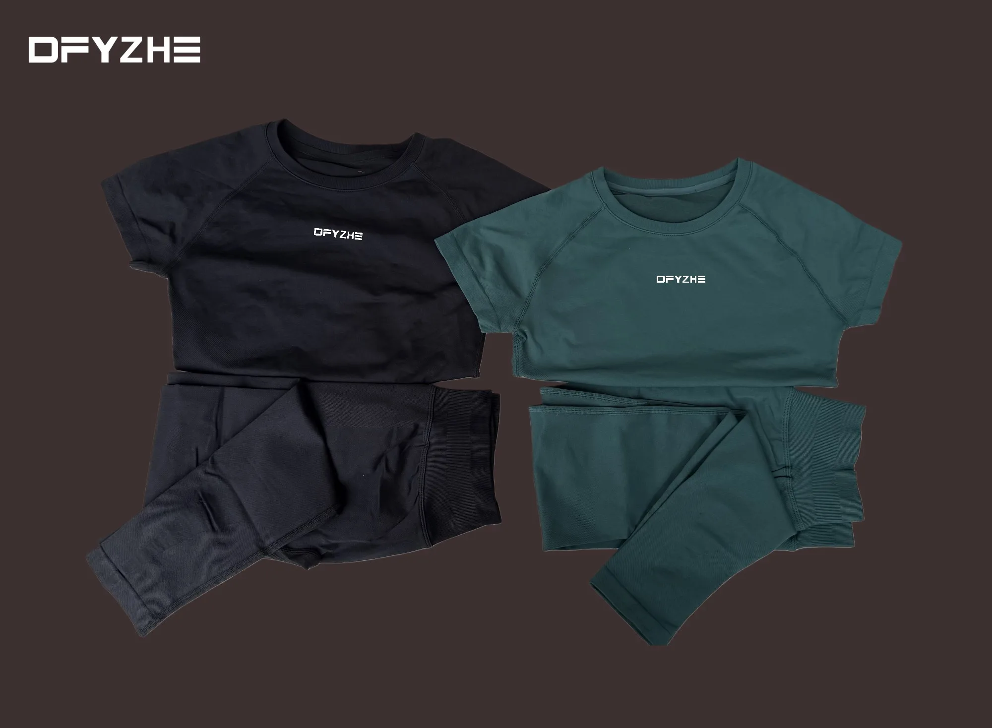 DFYZHE two-piece set of short sleeved round neck breathable short sleeved pants yoga exercise leggings fitness sportswear cyc
DFYZHE two-piece set of short sleeved round neck breathable short sleeved pants yoga exercise leggings fitness sportswear cyc