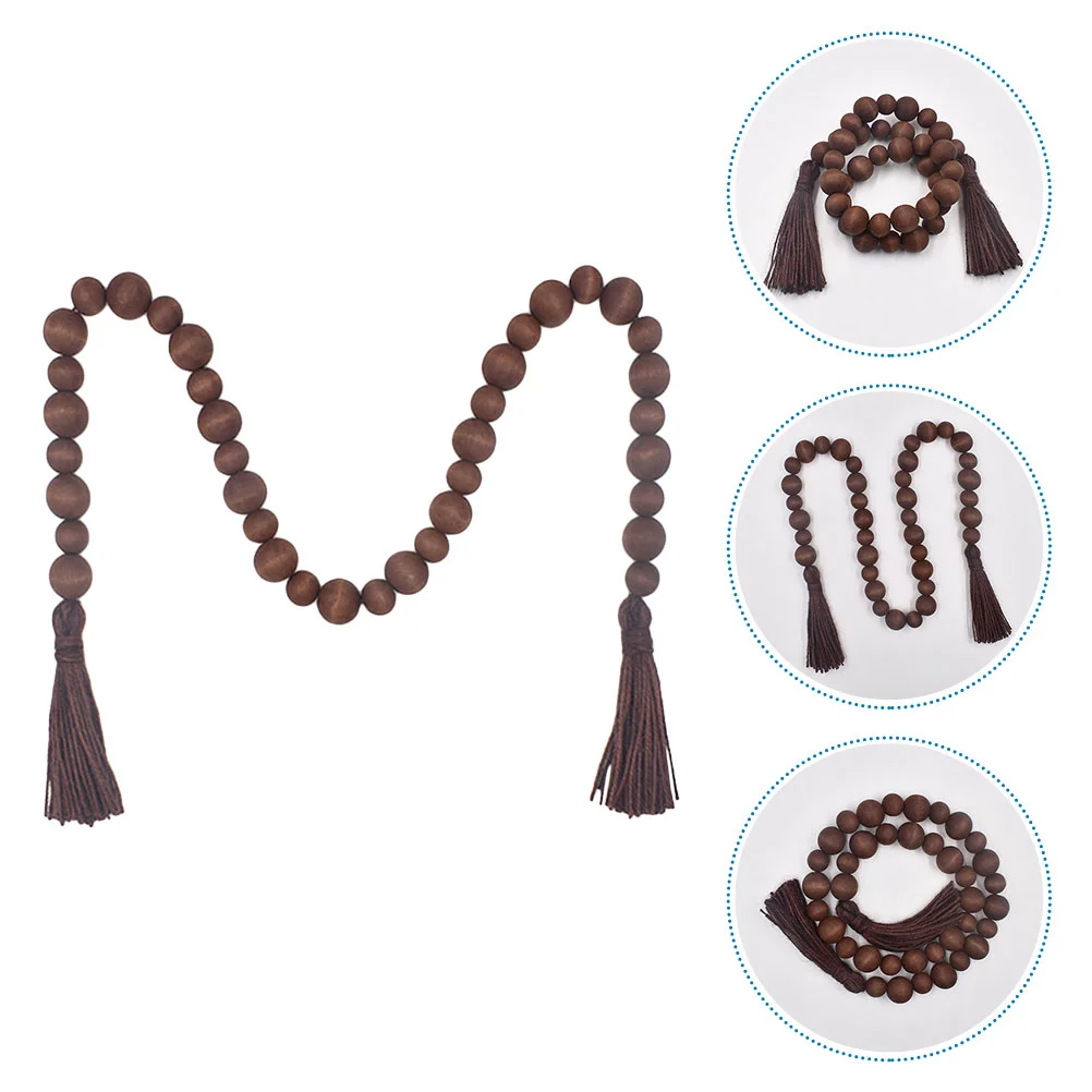 Twine Tassel Beads Wood Beaded Garland Household Hanging Adornment Home Decor Rope Pendant Wooden Wall Vintage Syrup
Twine Tassel Beads Wood Beaded Garland Household Hanging Adornment Home Decor Rope Pendant Wooden Wall Vintage Syrup
