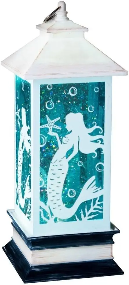 Glowing Mermaid Lantern with Sparkling Liquid, Battery Operated Tabletop Decor
Glowing Mermaid Lantern with Sparkling Liquid, Battery Operated Tabletop Decor