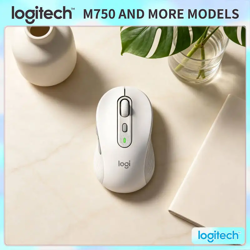 Ergonomic M750 Silent Mouse - Soft Rubber Grips, Bluetooth/2.4G Dual Mode, Recycled Plastic Build, Home Office Essential Pick
Ergonomic M750 Silent Mouse - Soft Rubber Grips, Bluetooth/2.4G Dual Mode, Recycled Plastic Build, Home Office Essential Pick