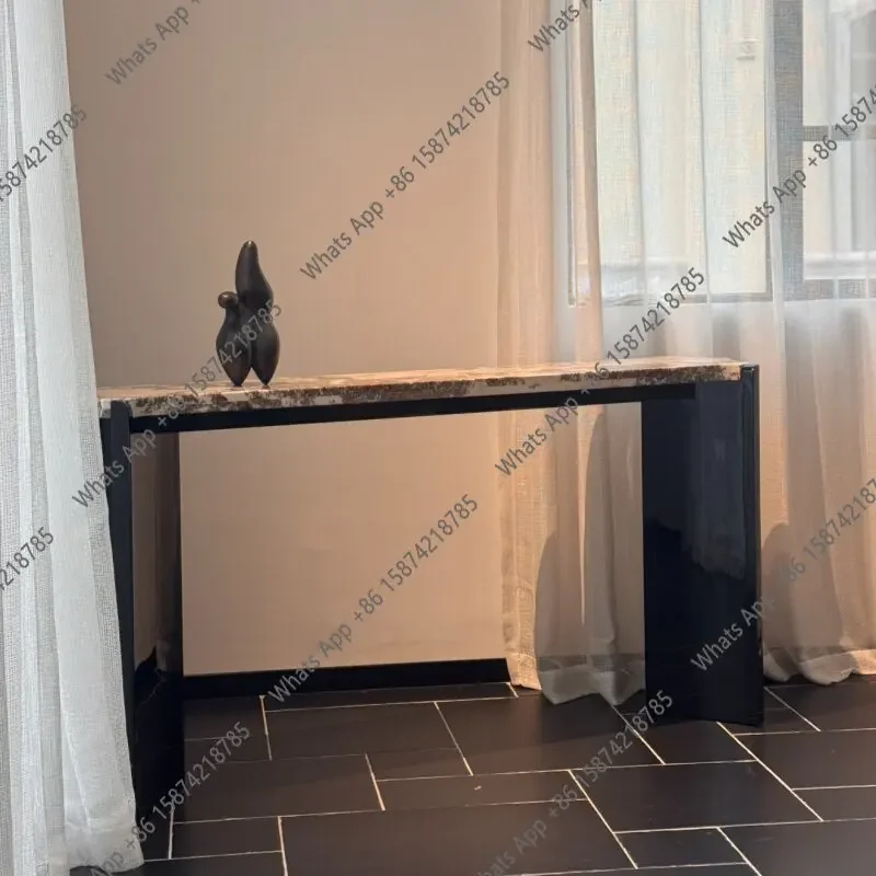 X Italian Minimalist Light Luxury Entrance Table Black Marble Desk Designer High-end Household Entrance Table
X Italian Minimalist Light Luxury Entrance Table Black Marble Desk Designer High-end Household Entrance Table