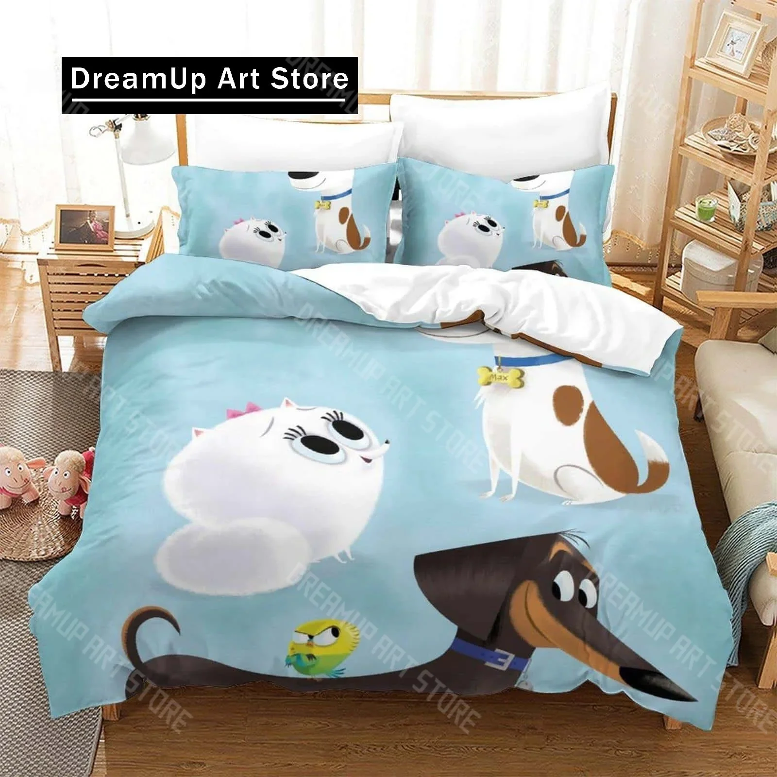 3D Print Cartoon The Secret Life of Pets Bedding Set Single Twin Full Queen King Size Bed Set Adult Kid Bedroom Duvet cover Sets
3D Print Cartoon The Secret Life of Pets Bedding Set Single Twin Full Queen King Size Bed Set Adult Kid Bedroom Duvet cover Sets