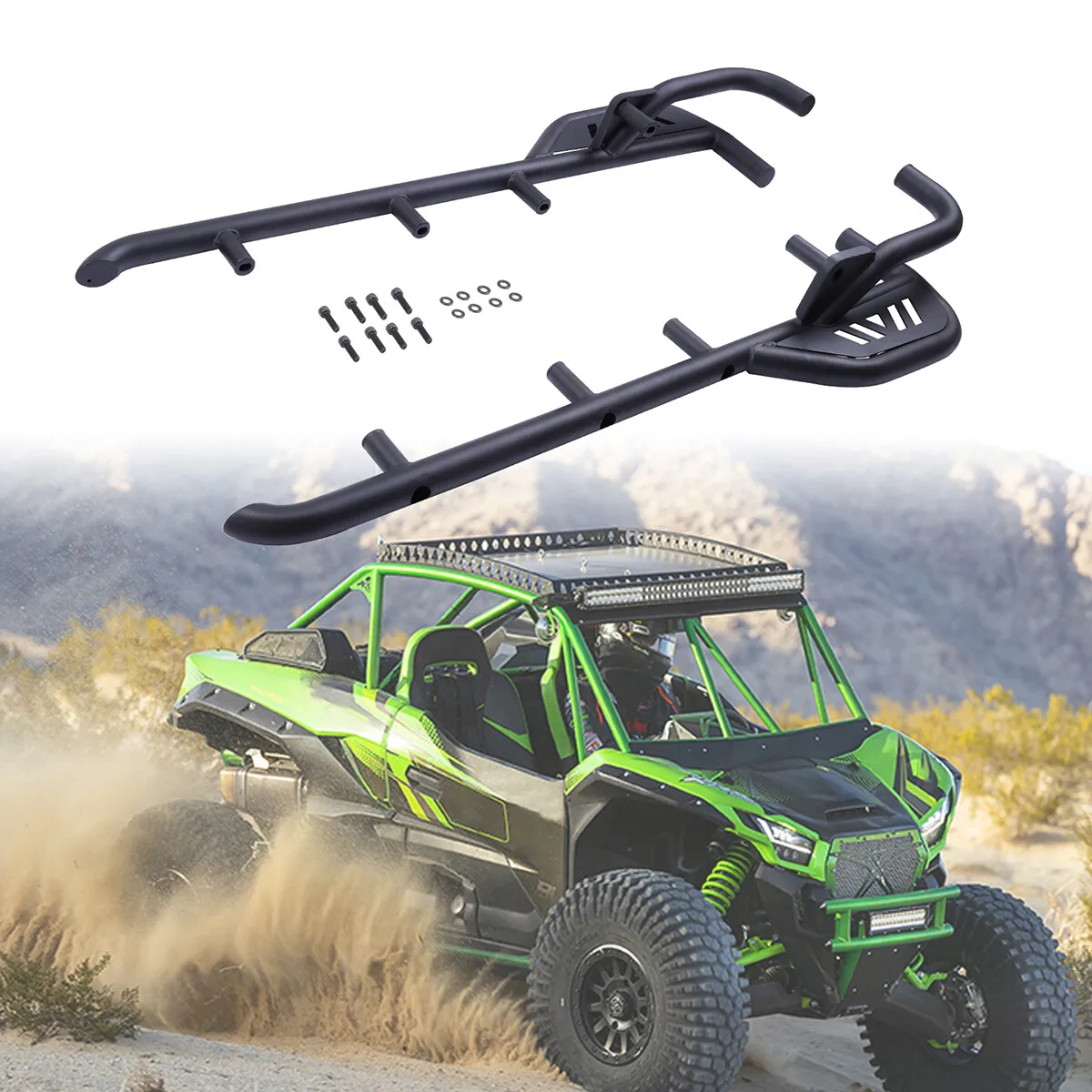 Rock Sliders Side Nerf Bars 2 Door for 20-24 Kawasaki Teryx KRX 1000 #99994-1314
Rock Sliders Side Nerf Bars 2 Door for 20-24 Kawasaki Teryx KRX 1000 #99994-1314