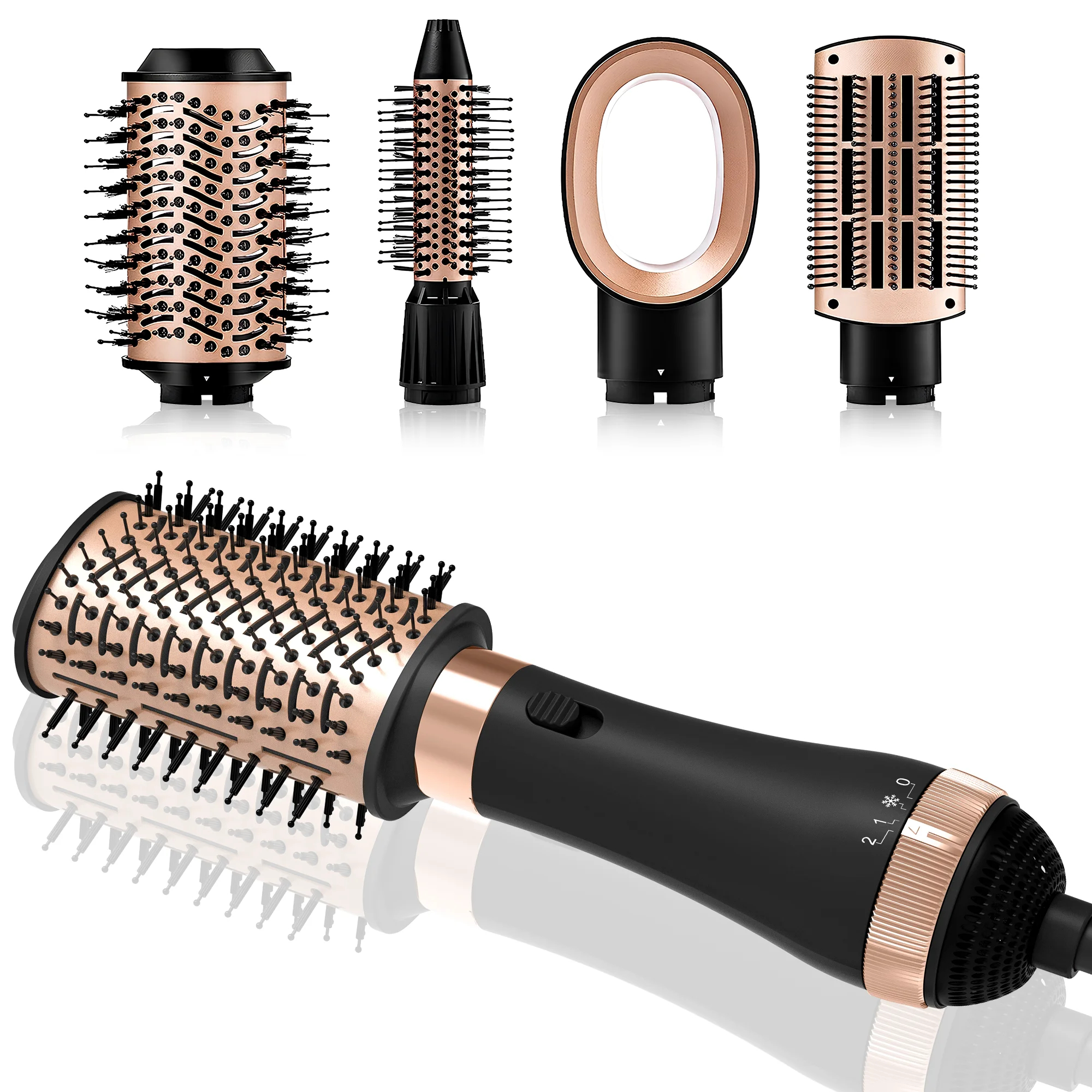 4 In 1 Hair Dryer Hot Air Brush Professional Curling Iron Hair Straightener Styling Tool Wrap for Styler Air Culer Brush Blow
4 In 1 Hair Dryer Hot Air Brush Professional Curling Iron Hair Straightener Styling Tool Wrap for Styler Air Culer Brush Blow