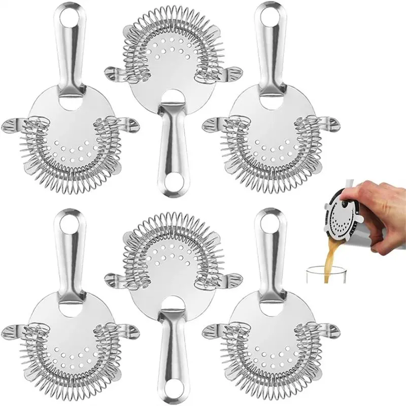 【NOW SAVE】4-Prong Cocktail Strainer For Drinks, Stainless Steel Bar Strainer For Bartending, Drink Sieve Strainer Bar Tools (6PC
【NOW SAVE】4-Prong Cocktail Strainer For Drinks, Stainless Steel Bar Strainer For Bartending, Drink Sieve Strainer Bar Tools (6PC