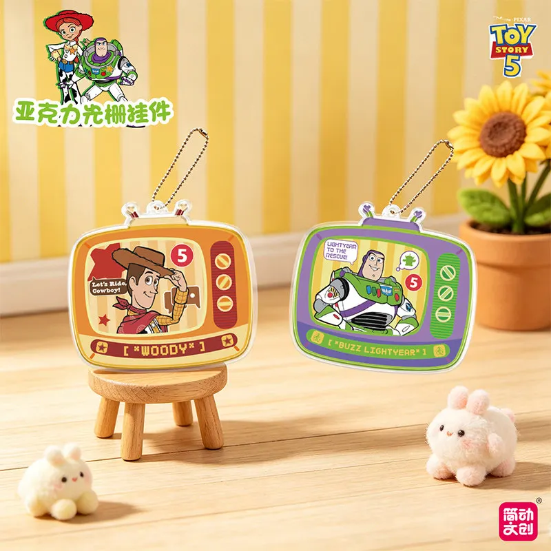 Toy Story 5 Watch The Series On Time Acrylic Grating Pendant Blind Box Buzz Lightyear Woody Bag Accessory For Collection Fans
Toy Story 5 Watch The Series On Time Acrylic Grating Pendant Blind Box Buzz Lightyear Woody Bag Accessory For Collection Fans