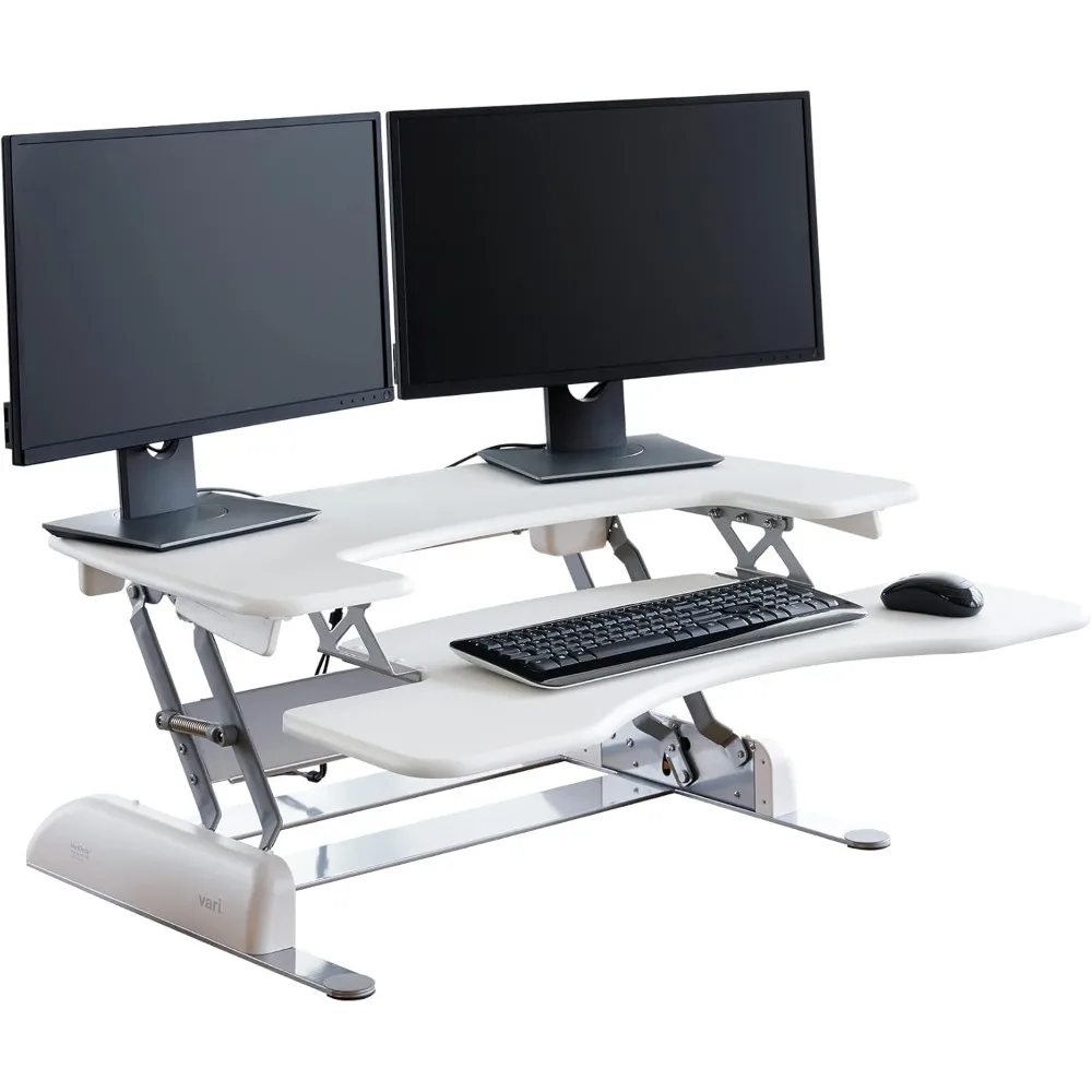 Dual Monitor Standing Desk Converter - Adjustable Desk Riser with 11 Height Settings - Stand Up Home, Office Desks
Dual Monitor Standing Desk Converter - Adjustable Desk Riser with 11 Height Settings - Stand Up Home, Office Desks