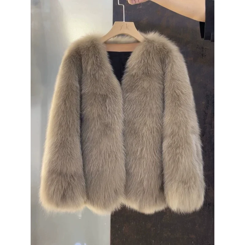Autumn Winter Women Fake Fur Coat Mid-Length Thick Warm Luxury Fox Fur Coat 2026 New Women Warm Thicken Fur Coat Women Outwear
Autumn Winter Women Fake Fur Coat Mid-Length Thick Warm Luxury Fox Fur Coat 2026 New Women Warm Thicken Fur Coat Women Outwear