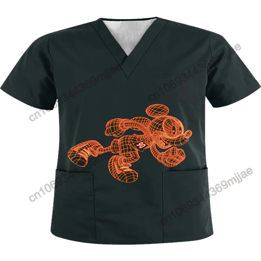 Disney Women's Tops for Women 2023 Nurse T-shirt V-neck Woman Clothes Womans Clothing Summer Top Zevity Y2k T-shirts Corset Tees
Disney Women's Tops for Women 2023 Nurse T-shirt V-neck Woman Clothes Womans Clothing Summer Top Zevity Y2k T-shirts Corset Tees