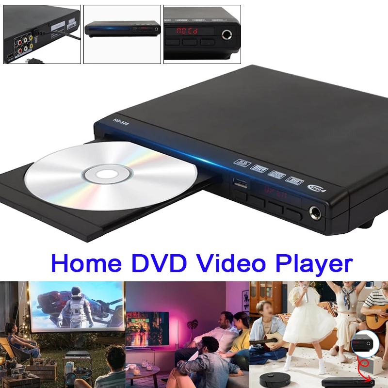 DVD-плеер 1080P с пультом дистанционного управления, домашний DVD-плеер высокой четкости, мини-плеер VCD, CD-плеер, MP3-плеер для телевизора, все регионы
DVD-плеер 1080P с пультом дистанционного управления, домашний DVD-плеер высокой четкости, мини-плеер VCD, CD-плеер, MP3-плеер для телевизора, все регионы