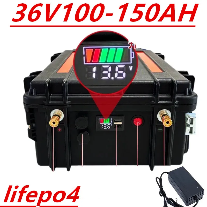 36V 150AH lifepo4 36v 120Ah lifepo4 lithium battery bluetooth APP BMS for 4000w go cart bike scooter boat +10A Charger
36V 150AH lifepo4 36v 120Ah lifepo4 lithium battery bluetooth APP BMS for 4000w go cart bike scooter boat +10A Charger
