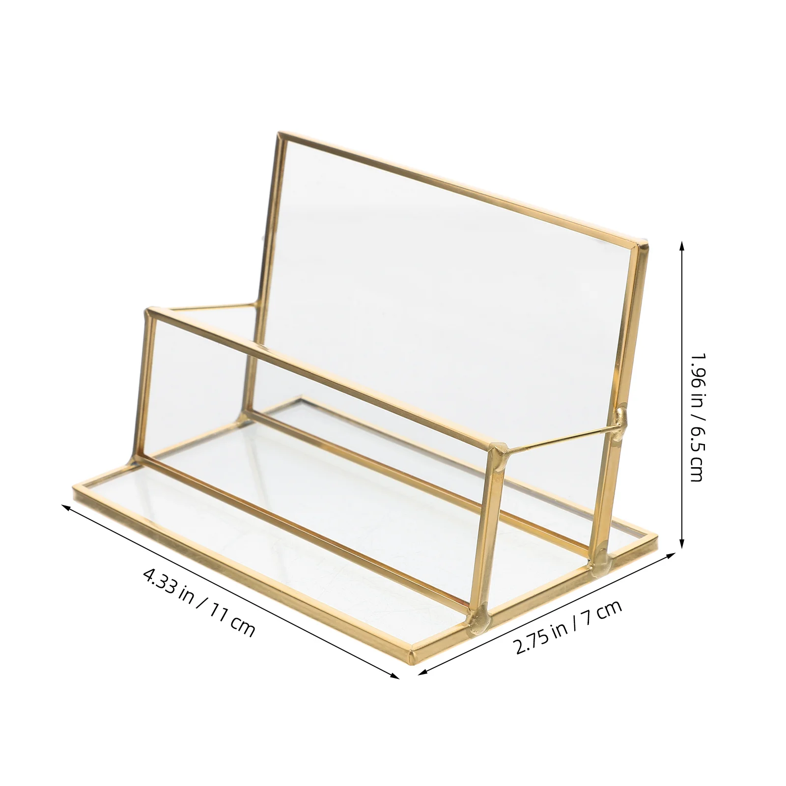 Business Cards Holder Desktop Brass Glass Card Storage Case Professional Card Display Holder Table Organizer for Office Work
Business Cards Holder Desktop Brass Glass Card Storage Case Professional Card Display Holder Table Organizer for Office Work