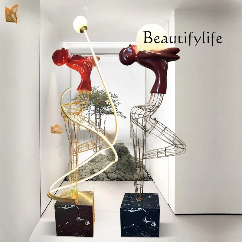 Postmodern figure art sculpture lobby home living room light luxury fiberglass large decoration ornament
Postmodern figure art sculpture lobby home living room light luxury fiberglass large decoration ornament