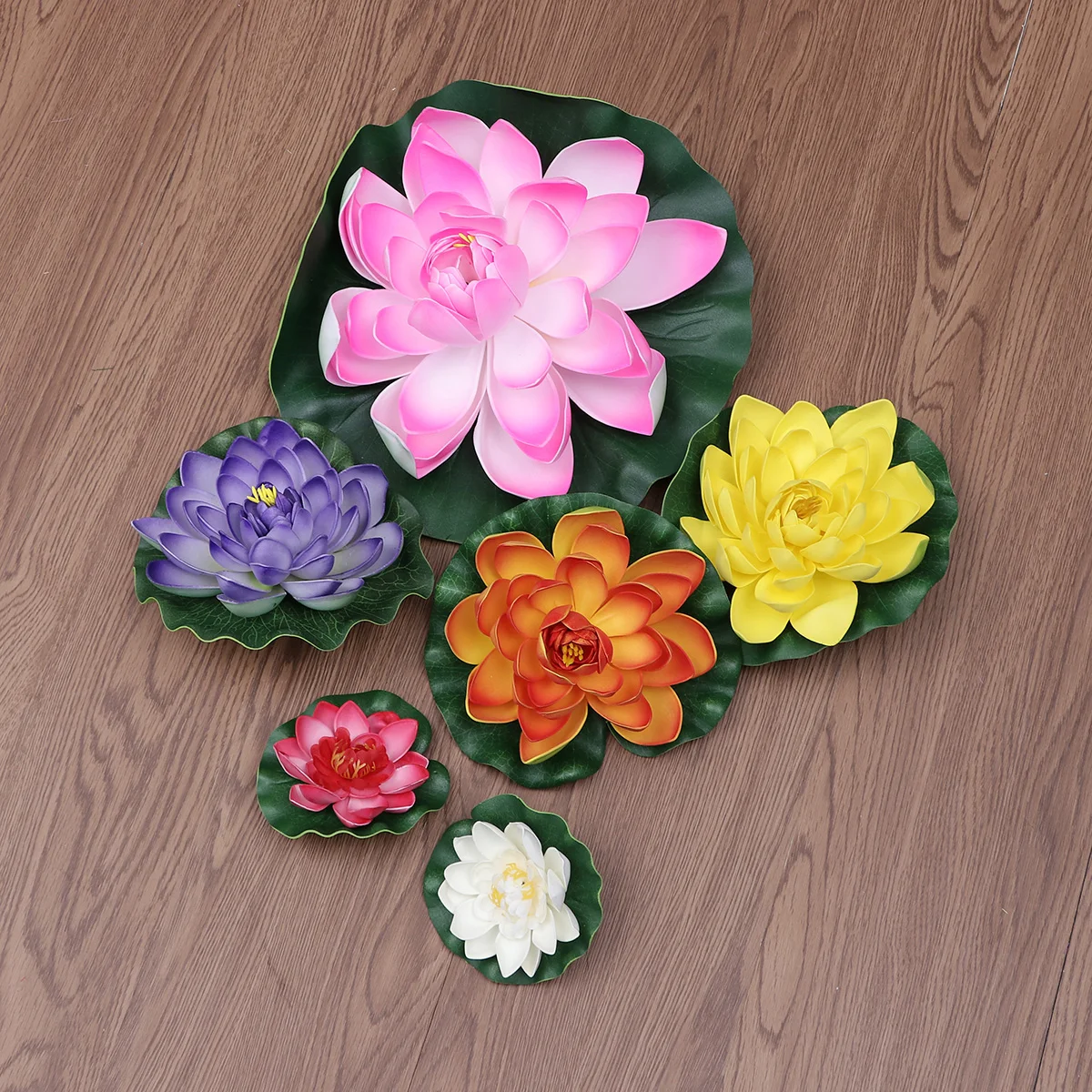 6pcs Artificial Set EVA Material Water Lily Decor Home Garden Orange Floating Flowers No Watering
6pcs Artificial Set EVA Material Water Lily Decor Home Garden Orange Floating Flowers No Watering