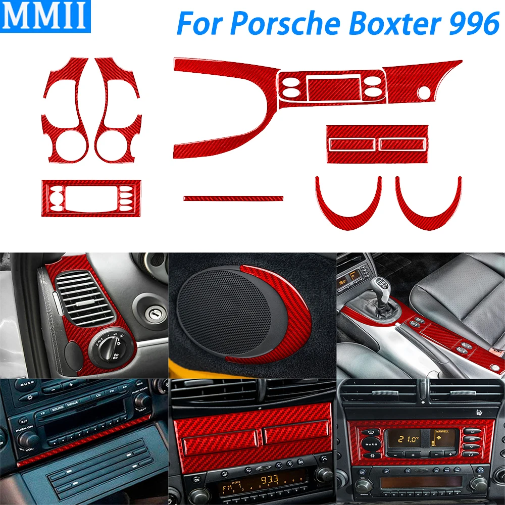 15 Pcs Red Carbon Fiber Full Interior Kits Center Console Gear Shift Dashboard Trim Car Sticker For Porsche Boxter 996 1998-2004
15 Pcs Red Carbon Fiber Full Interior Kits Center Console Gear Shift Dashboard Trim Car Sticker For Porsche Boxter 996 1998-2004