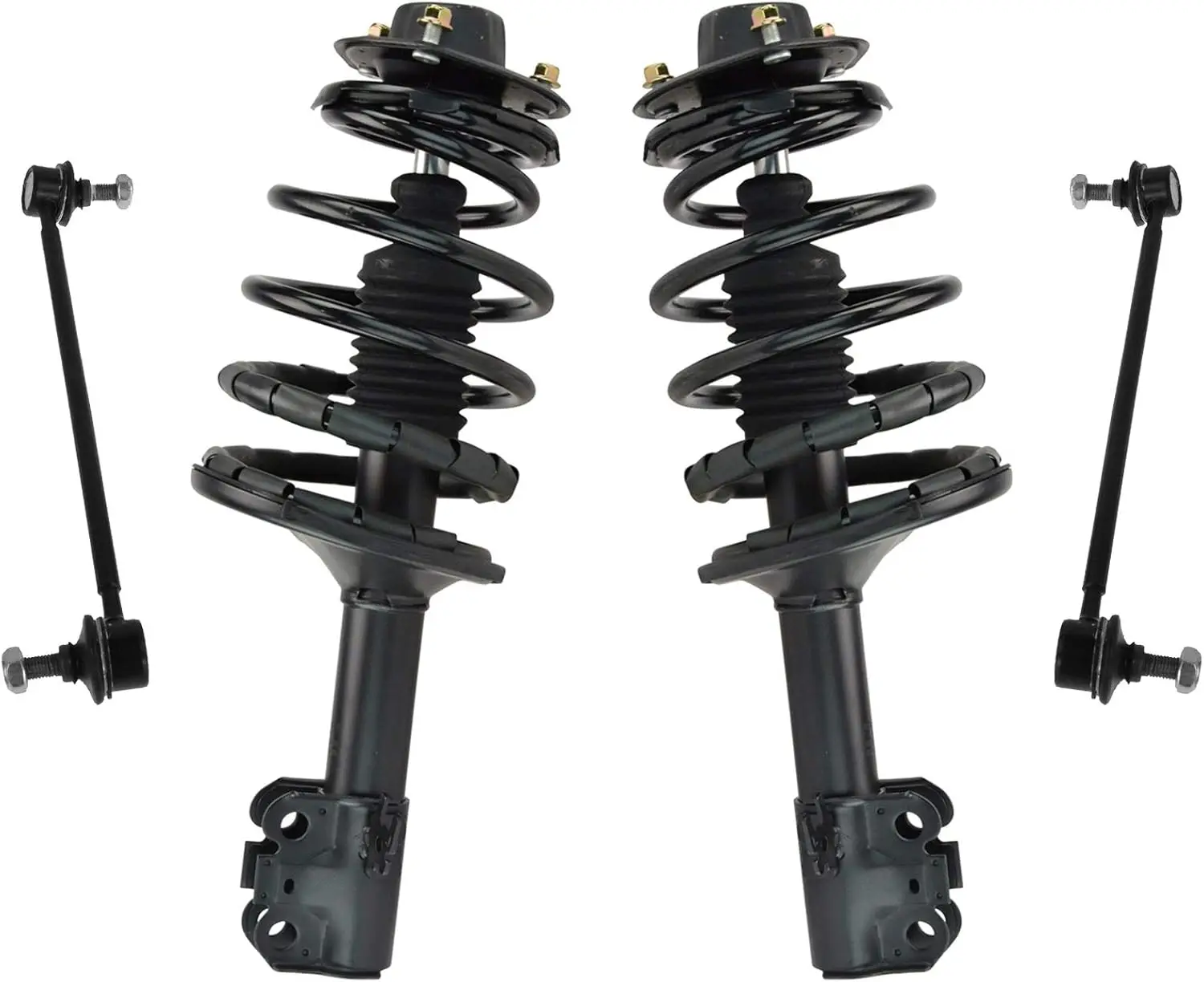 Комплект передней подвески в сборе, стойки и винтовой пружины, стабилизатор поперечной устойчивости, совместимый с Lexus ES300 1997-2001 гг. 
Комплект передней подвески в сборе, стойки и винтовой пружины, стабилизатор поперечной устойчивости, совместимый с Lexus ES300 1997-2001 гг.