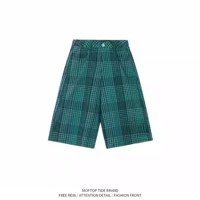 Mr. WH Summer Loose Straight Leg Women's Shorts Embroidered Plaid Seven-Foot Pants Lazy Casual Shorts City Walk Polyester Fiber
Mr. WH Summer Loose Straight Leg Women's Shorts Embroidered Plaid Seven-Foot Pants Lazy Casual Shorts City Walk Polyester Fiber