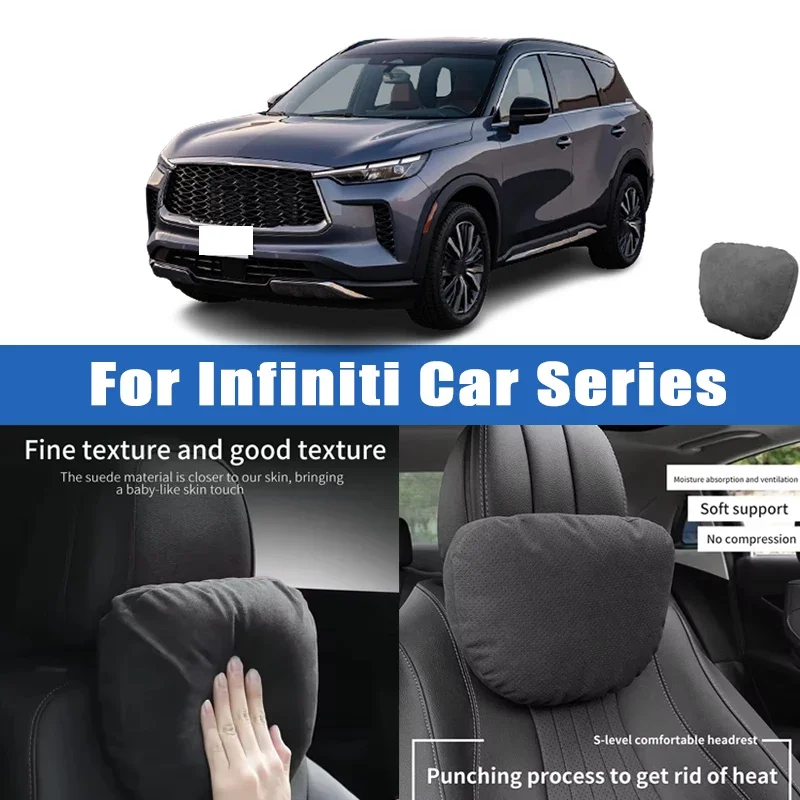 Top Quality Car Headrest Neck Support Seat Soft Neck Pillow Breathable For Infiniti Q50 Q60 Q70 QX50 QX55 QX60 QX80 FX G M I30
Top Quality Car Headrest Neck Support Seat Soft Neck Pillow Breathable For Infiniti Q50 Q60 Q70 QX50 QX55 QX60 QX80 FX G M I30