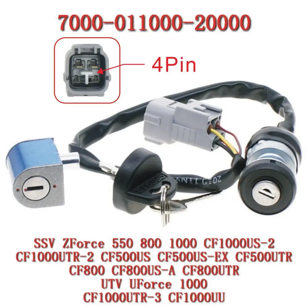 1 комплект замка зажигания в сборе 7000- 011000 -20000 для CFMoto ZForce CForce 1000 550 800 SSV UTV аксессуары 7000- 011000 -20000
1 комплект замка зажигания в сборе 7000- 011000 -20000 для CFMoto ZForce CForce 1000 550 800 SSV UTV аксессуары 7000- 011000 -20000