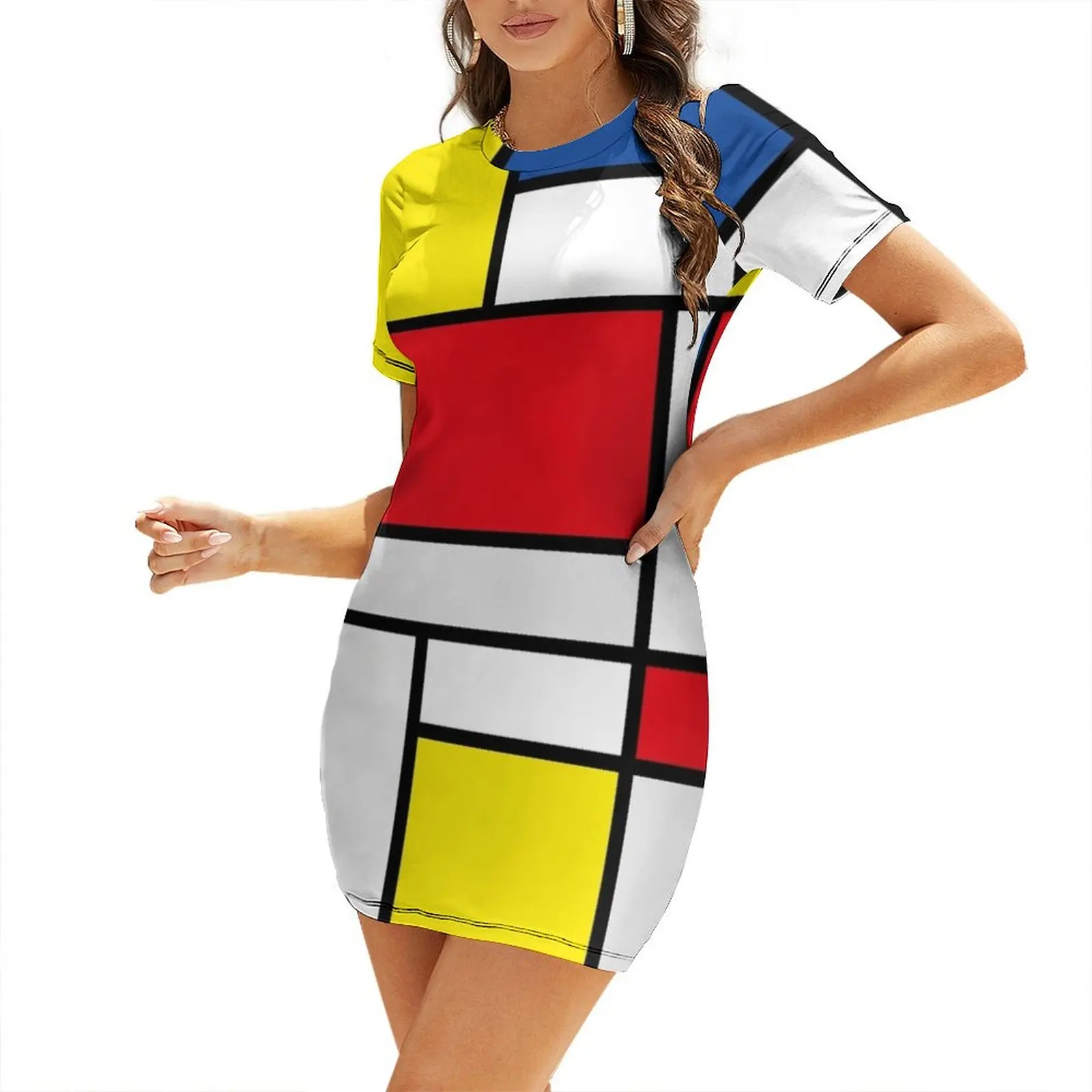 mondrian minimalist de stijl modern art abstract design new Short-Sleeved Dress women dresses african dresses for woman Dress
mondrian minimalist de stijl modern art abstract design new Short-Sleeved Dress women dresses african dresses for woman Dress