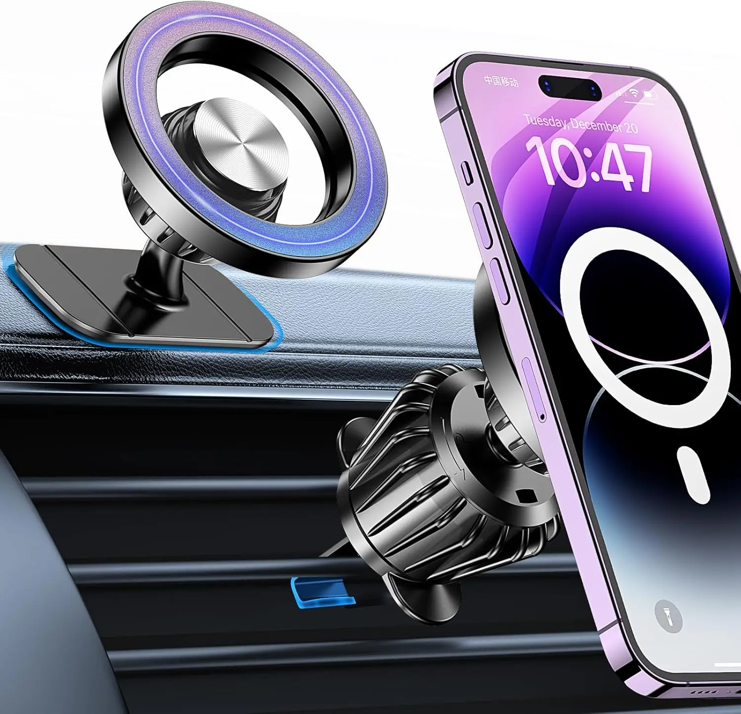 Kaistyle for Magsafe Car Mount【Strong Magnets】Magnetic Phone Holder for Car Phone Holder Mount Dash Mounted Holders Phone Holders for Your Car Accessories for Women Men for iPhone 17 Pro Max 16 15 14
Kaistyle for Magsafe Car Mount【Strong Magnets】Magnetic Phone Holder for Car Phone Holder Mount Dash Mounted Holders Phone Holders for Your Car Accessories for Women Men for iPhone 17 Pro Max 16 15 14