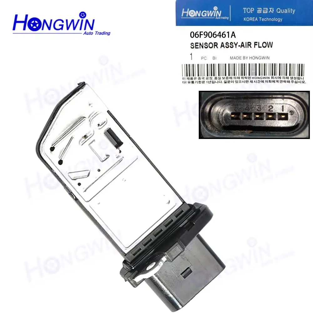 06F906461A 06F-906-461-A MAF AFH60M-27 2505082 Датчик массового расхода воздуха для Audi A3 8P A4 TT Volkswagen Eos GTI Golf Jetta Passat
06F906461A 06F-906-461-A MAF AFH60M-27 2505082 Датчик массового расхода воздуха для Audi A3 8P A4 TT Volkswagen Eos GTI Golf Jetta Passat