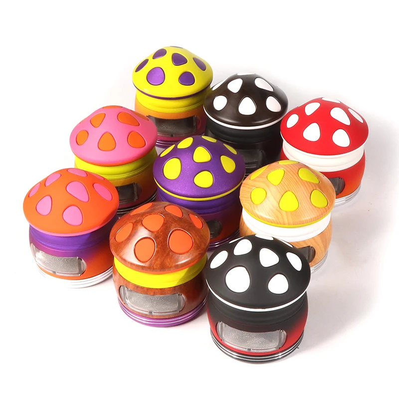 New Style 80mm Mushroom Shape Metal Grinder Tabacco Crusher Dried Flowers Herbs Home Funny Gift For Men free shipping in stock
New Style 80mm Mushroom Shape Metal Grinder Tabacco Crusher Dried Flowers Herbs Home Funny Gift For Men free shipping in stock