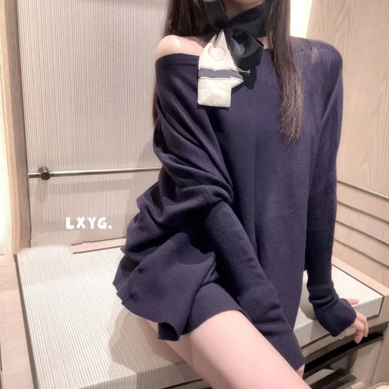 Knitted Off-Shoulder Batwing Sleeve Silk Scarf Vest Pure Cotton Spring Fashion for Young Women Breathable Long Sleeve
Knitted Off-Shoulder Batwing Sleeve Silk Scarf Vest Pure Cotton Spring Fashion for Young Women Breathable Long Sleeve