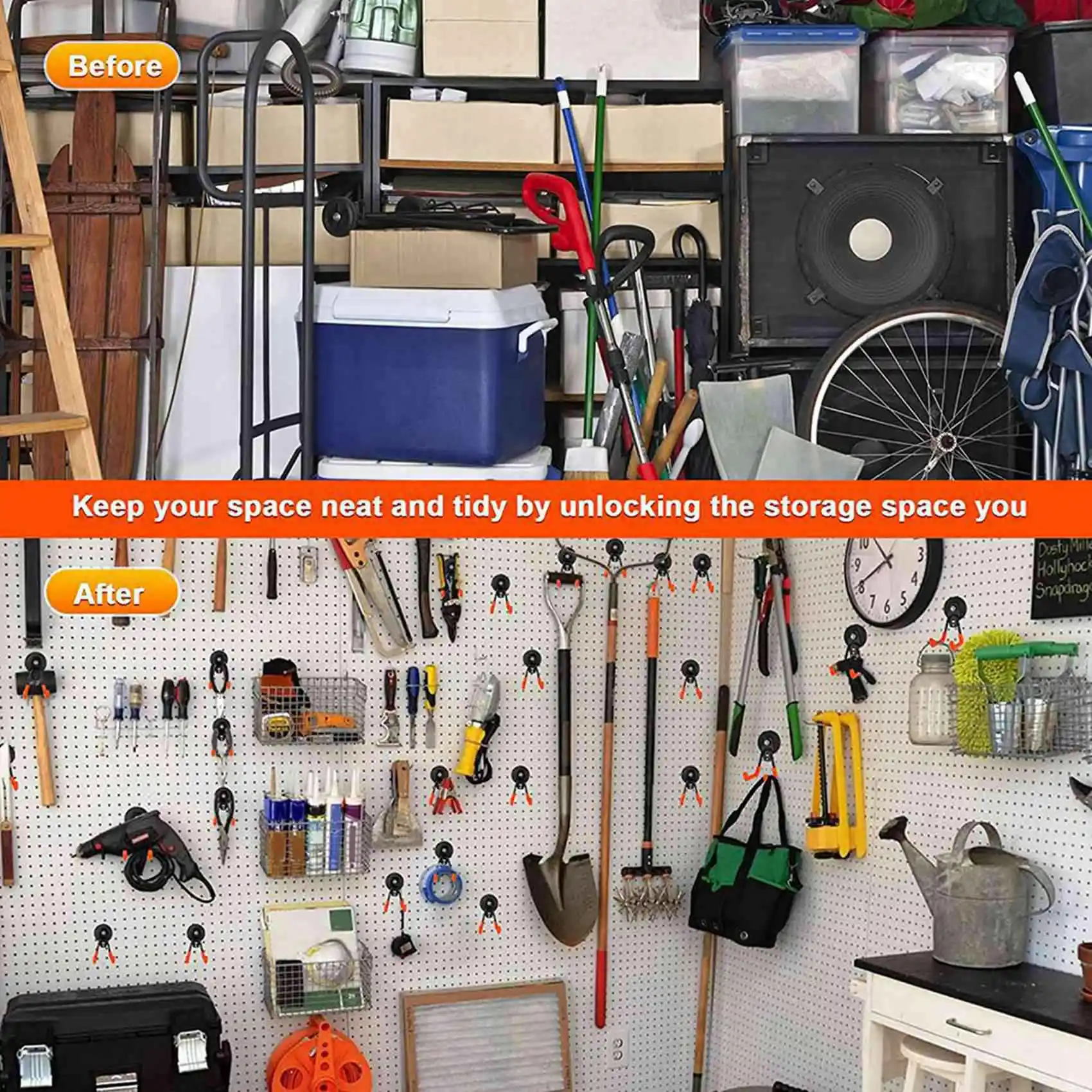 6 PCS Magnetic Hooks, Garage Magnetic Hooks Heavy Duty With Anti-Slip Coating, Strong Storage Utility Magnetic Hooks
6 PCS Magnetic Hooks, Garage Magnetic Hooks Heavy Duty With Anti-Slip Coating, Strong Storage Utility Magnetic Hooks