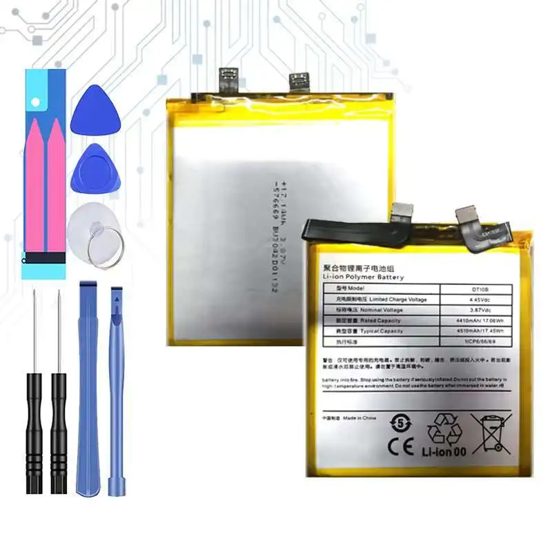4510 мАч для Smartisan Nut R2 DT2002C 5G долговечный аккумулятор мобильного телефона DT10B хорошая низкотемпературная производительность
4510 мАч для Smartisan Nut R2 DT2002C 5G долговечный аккумулятор мобильного телефона DT10B хорошая низкотемпературная производительность