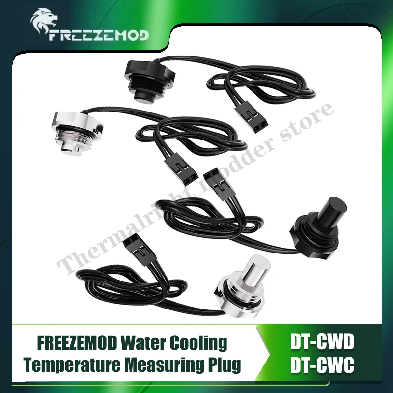 FREEZEMOD Вилка для измерения температуры водяного охлаждения 3950, датчик термометра, 10 К, водонепроницаемый, короткий или длинный, DT-CWD DT-CWC
FREEZEMOD Вилка для измерения температуры водяного охлаждения 3950, датчик термометра, 10 К, водонепроницаемый, короткий или длинный, DT-CWD DT-CWC