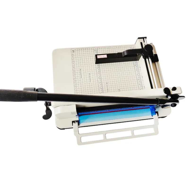 SPT-858A4 Печатный магазин Профессиональный настольный триммер для бумаги формата А4, универсальный прочный ручной станок для резки бумаги
SPT-858A4 Печатный магазин Профессиональный настольный триммер для бумаги формата А4, универсальный прочный ручной станок для резки бумаги