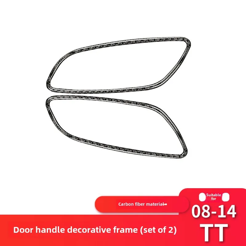 Suitable for Audi TT modified carbon fiber interior door handle panel decorative frame sticker
Suitable for Audi TT modified carbon fiber interior door handle panel decorative frame sticker