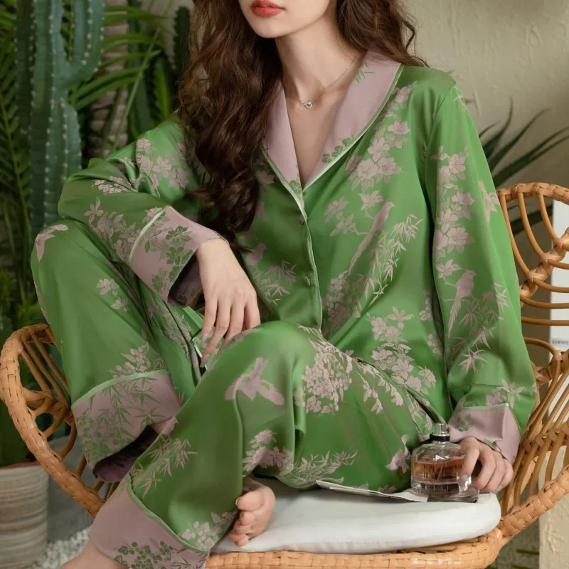 Sleepwear Women's Clothes Spring Fall Long Sleeve Cardigan Thin Cool Casual Home Loose Cozy Affordable Skinny National Style
Sleepwear Women's Clothes Spring Fall Long Sleeve Cardigan Thin Cool Casual Home Loose Cozy Affordable Skinny National Style