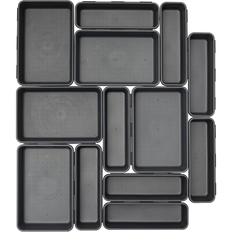 Office Drawer Organize Bins Junk Drawer Organize Tray Storage Divide for Office Desk Dress Makeup 13pcs 2Size
Office Drawer Organize Bins Junk Drawer Organize Tray Storage Divide for Office Desk Dress Makeup 13pcs 2Size